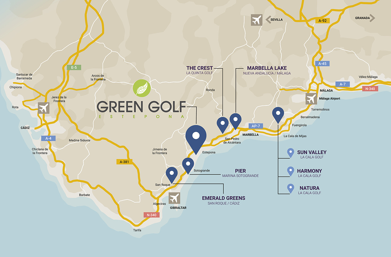 Mapa GREEN GOLF movil ages