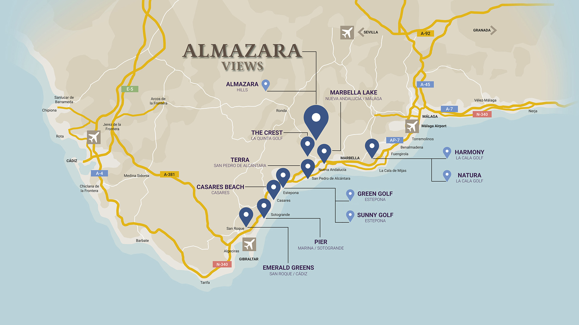 Mapa ALMAZARA VIEWS ages