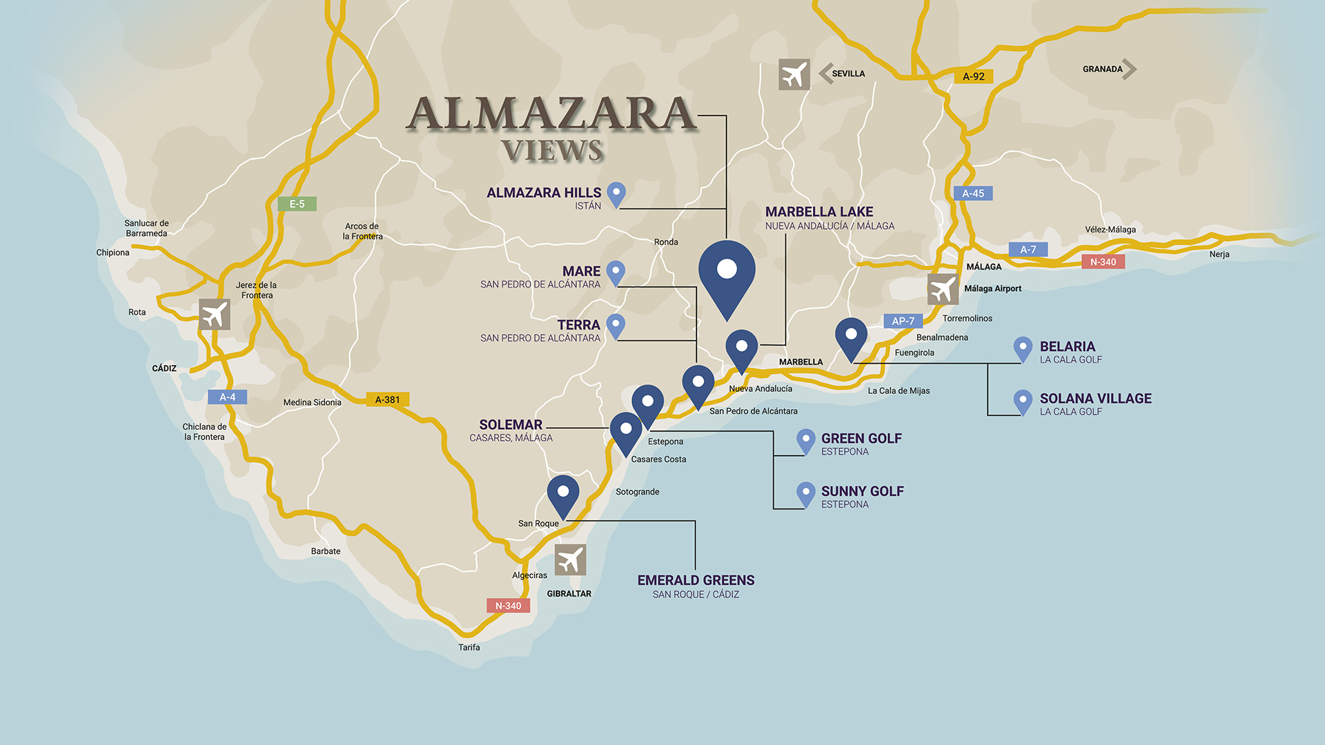 Mapa ALMAZARA VIEWS ages
