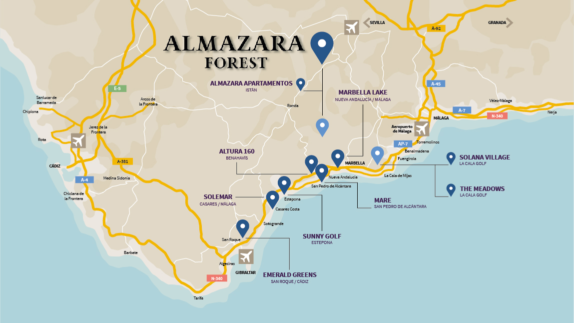 Mapa ALMAZARA FOREST 2503 ages