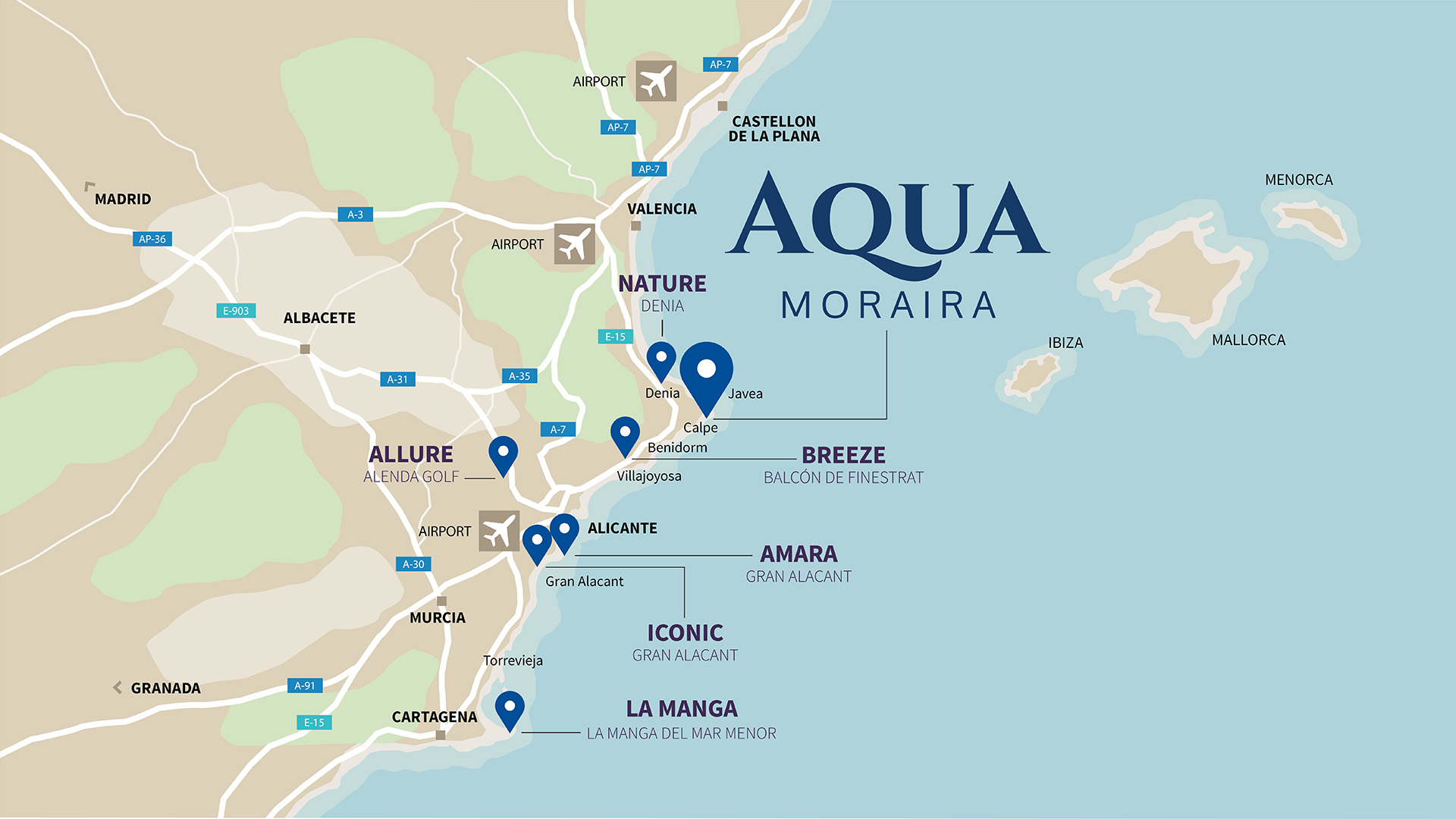 Mapa AQUA MORAIRA 2504 ageng
