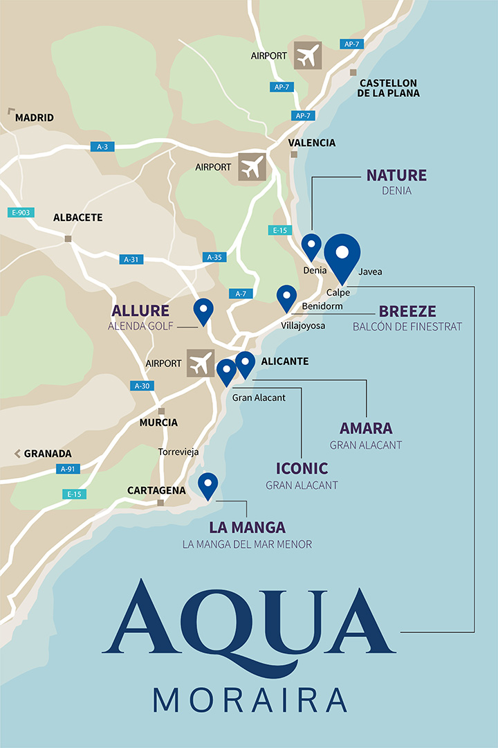 Mapa AQUA MORAIRA 2504 movil ageng
