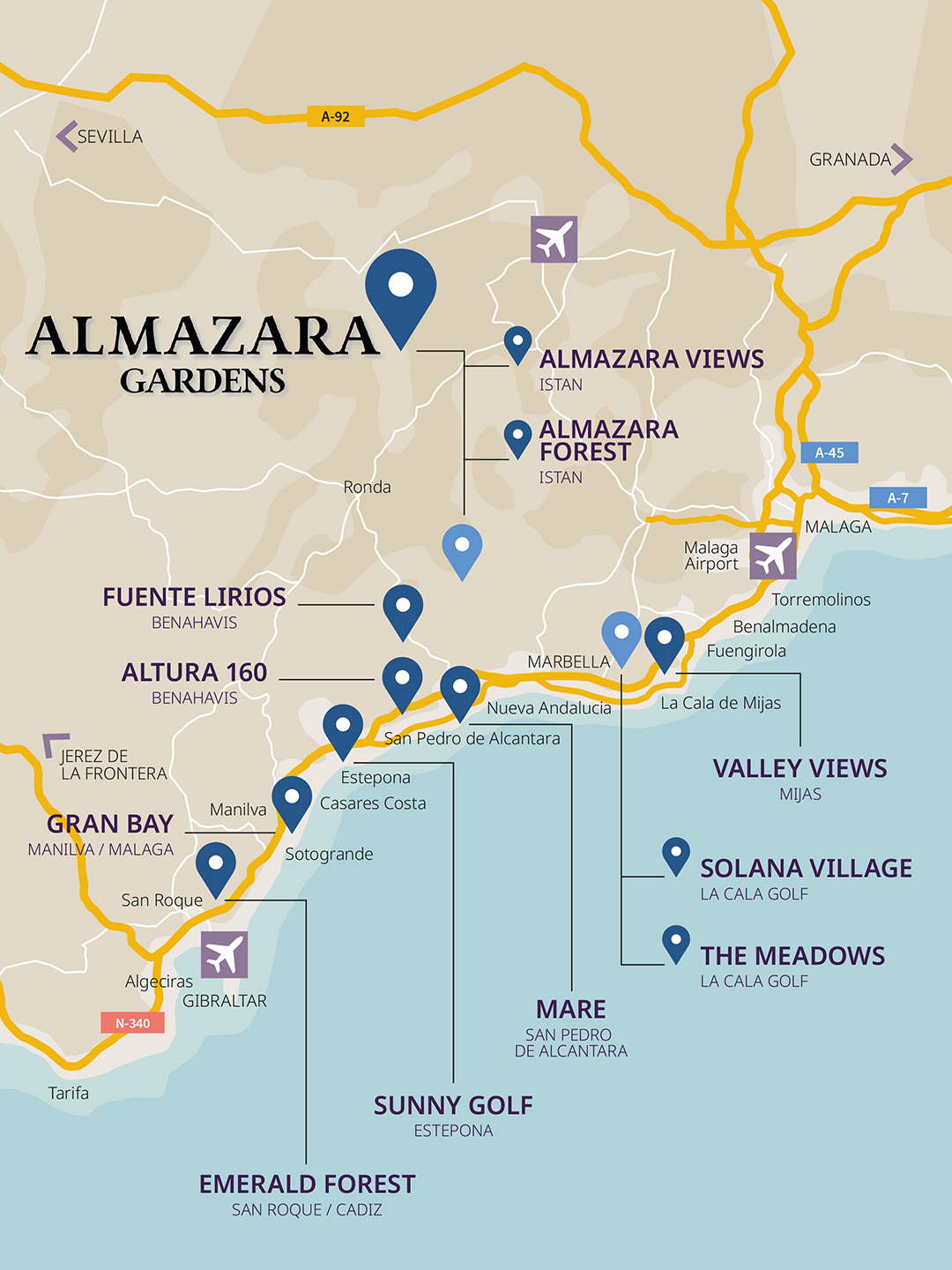Mapa ALMAZARA GARDENS 2605 movil ageng